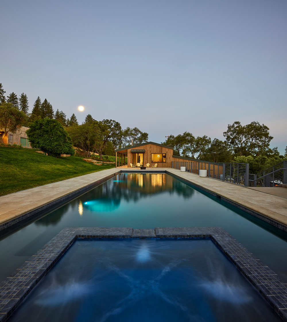 Custom Home Pool in the Wine Country, California