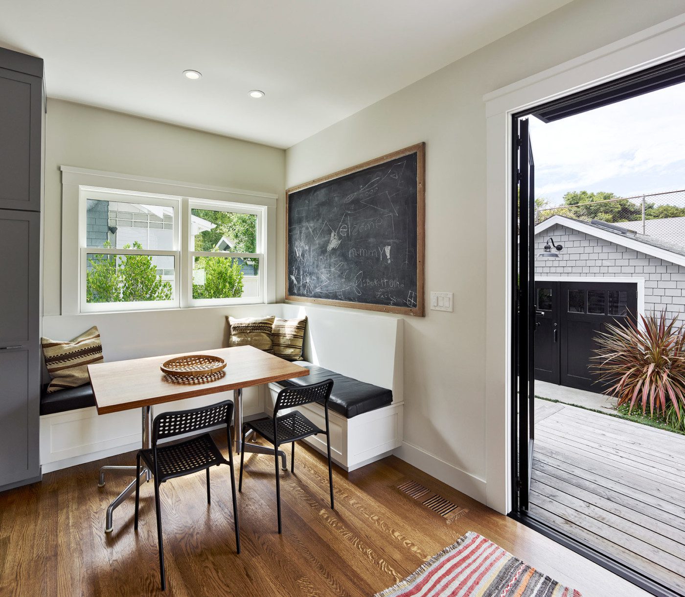 built in nook in kitchen modern craftsman expansion