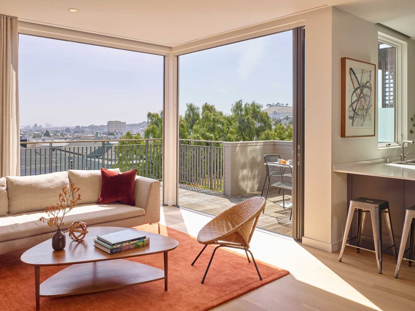 modern edwardian noe valley exterior deck