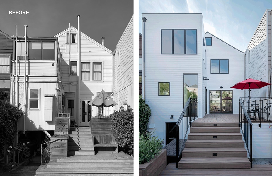 before and after craftsman refresh exterior